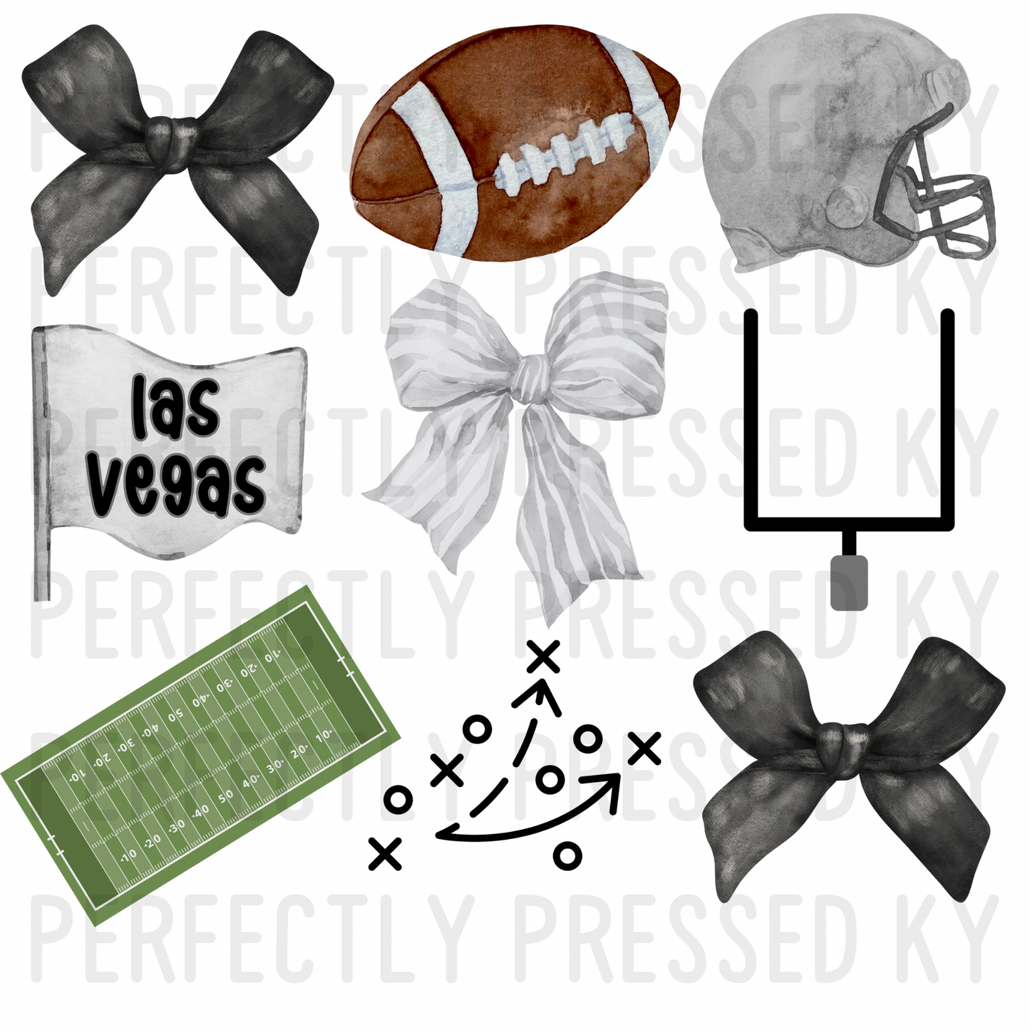 Las Vegas Football Coquette PNG