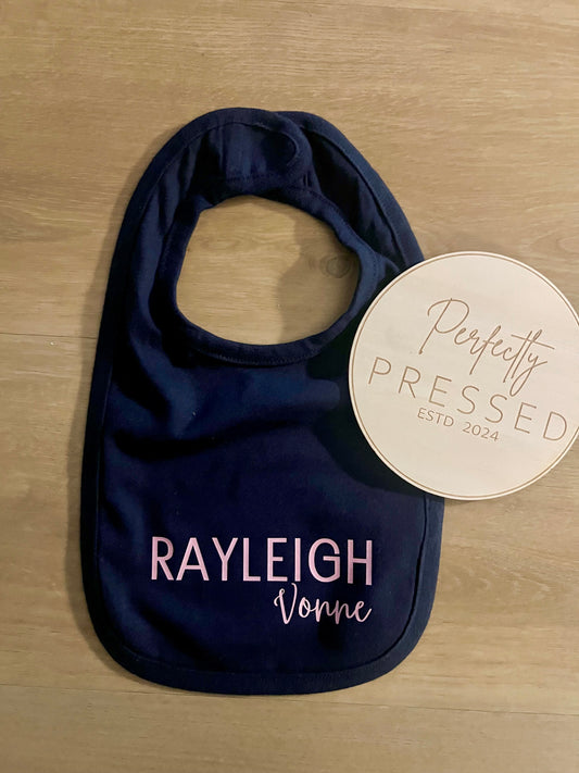 Personalized Name Bib