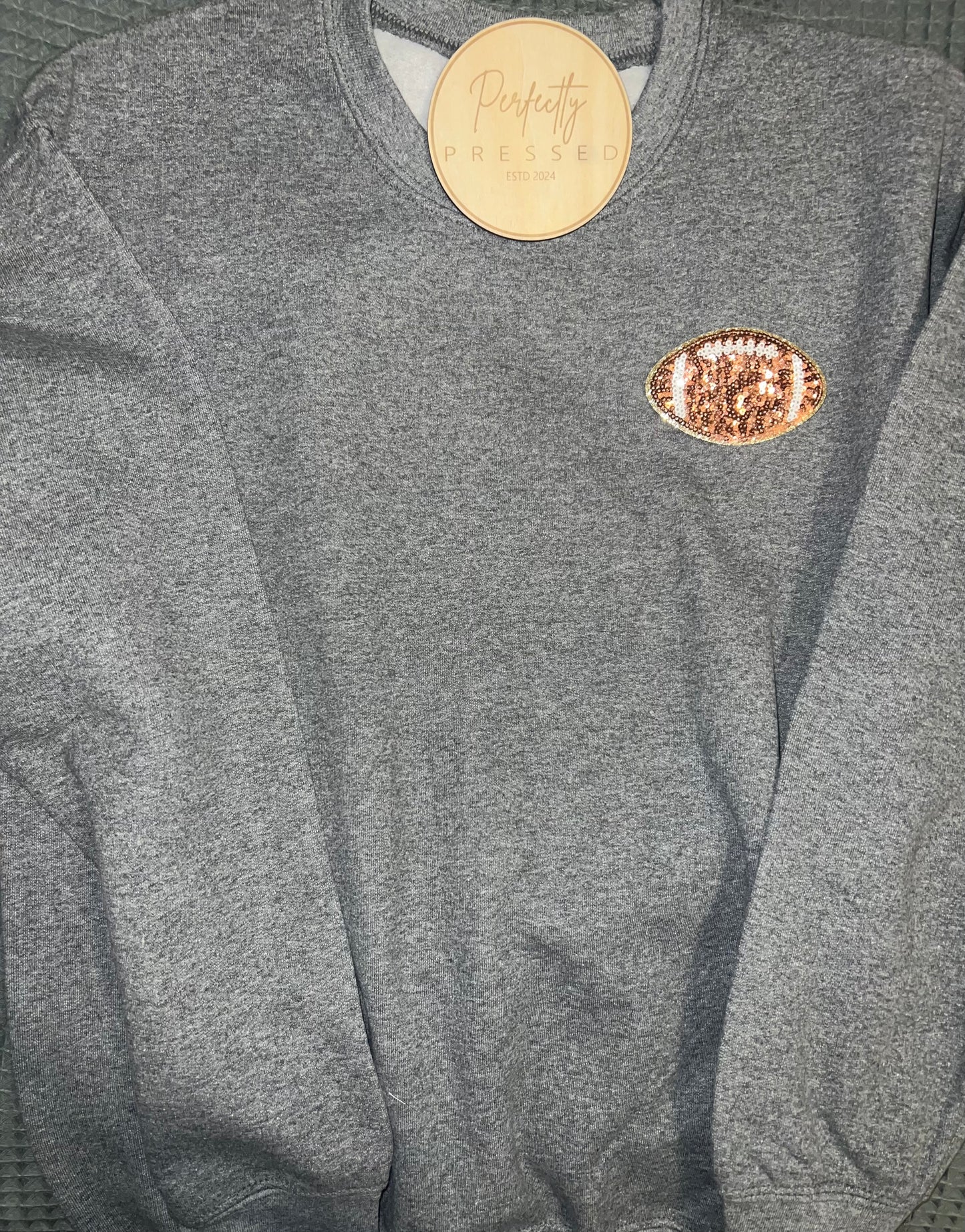 Sports Sequin Pocket Patch Sweatshirt