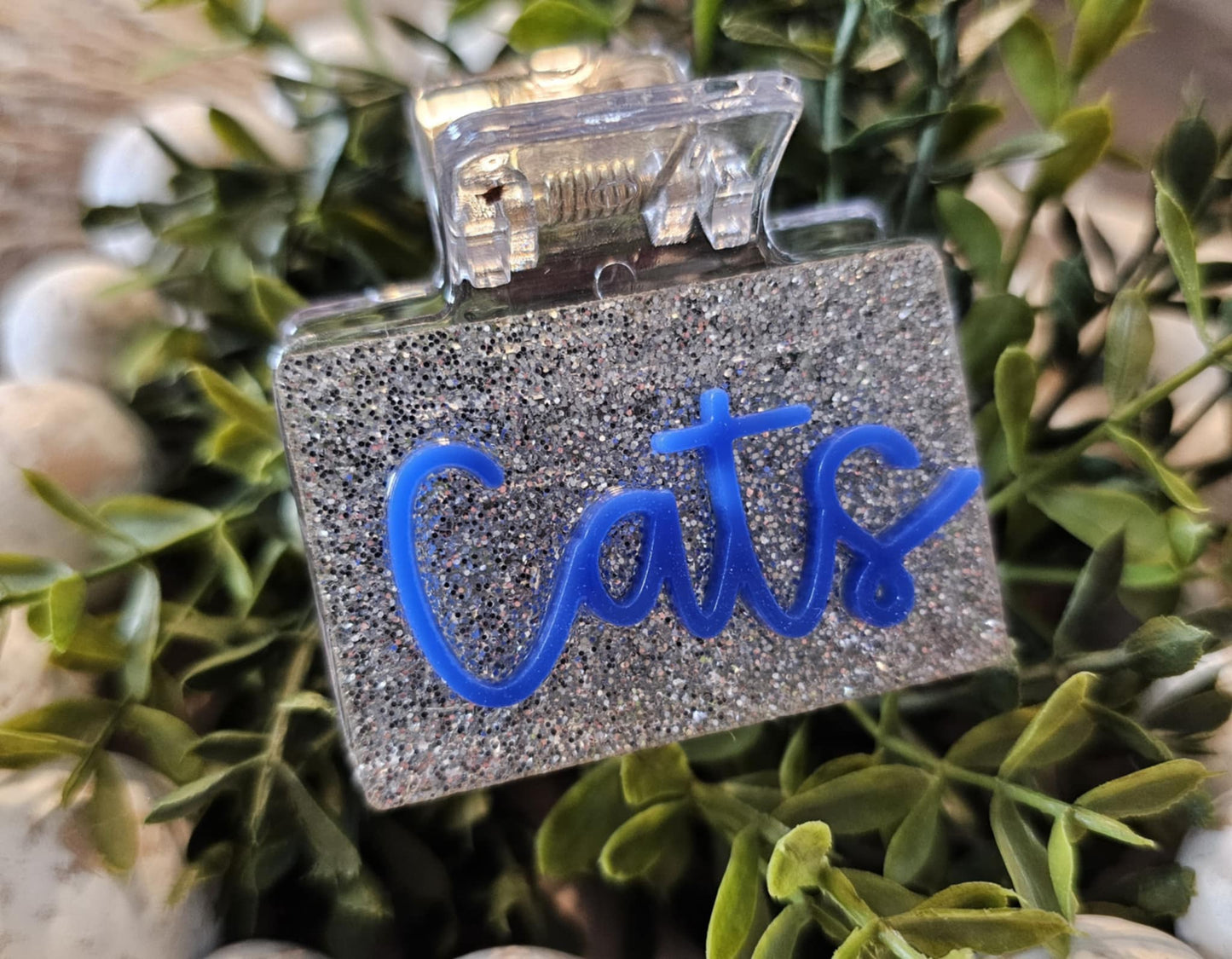 Cats Glitter claw clip