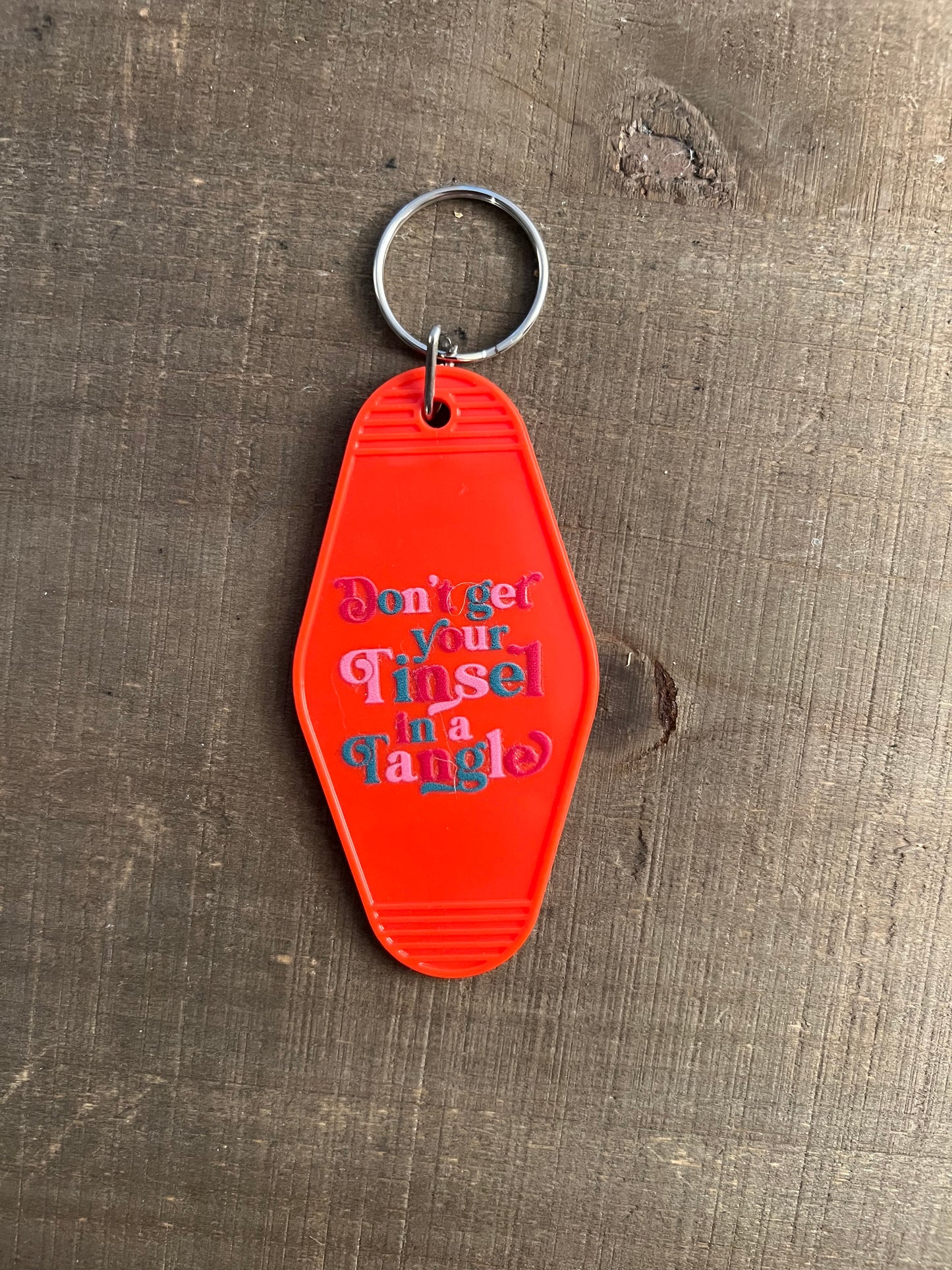 Tinsel In A Tangle Keychain