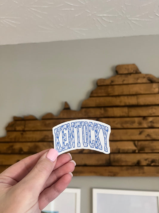 Floral Kentucky Sticker
