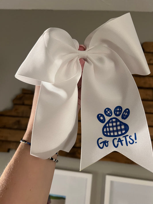 Go Cats Hair Bow