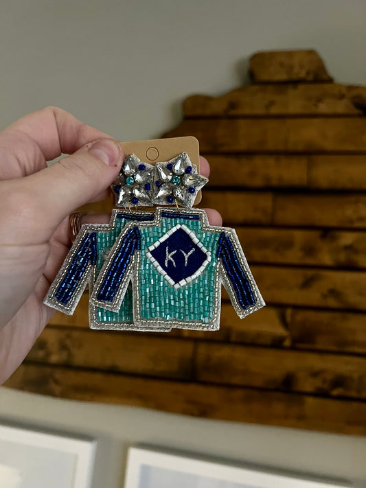 KY Jockey Beaded Earring
