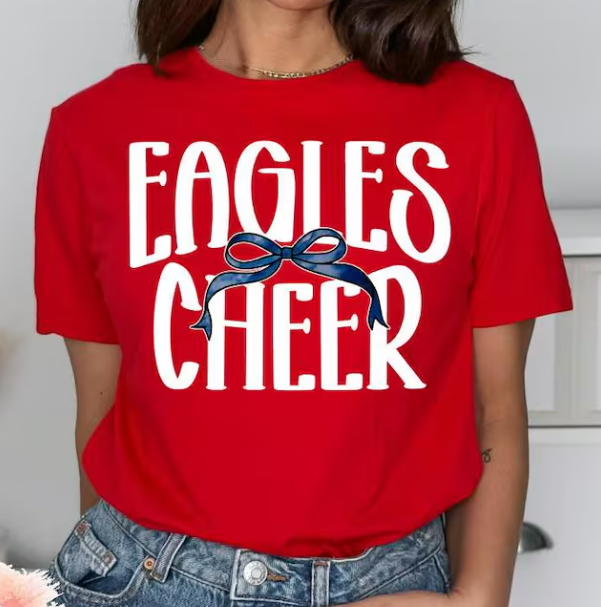 Eagles Cheer Bow