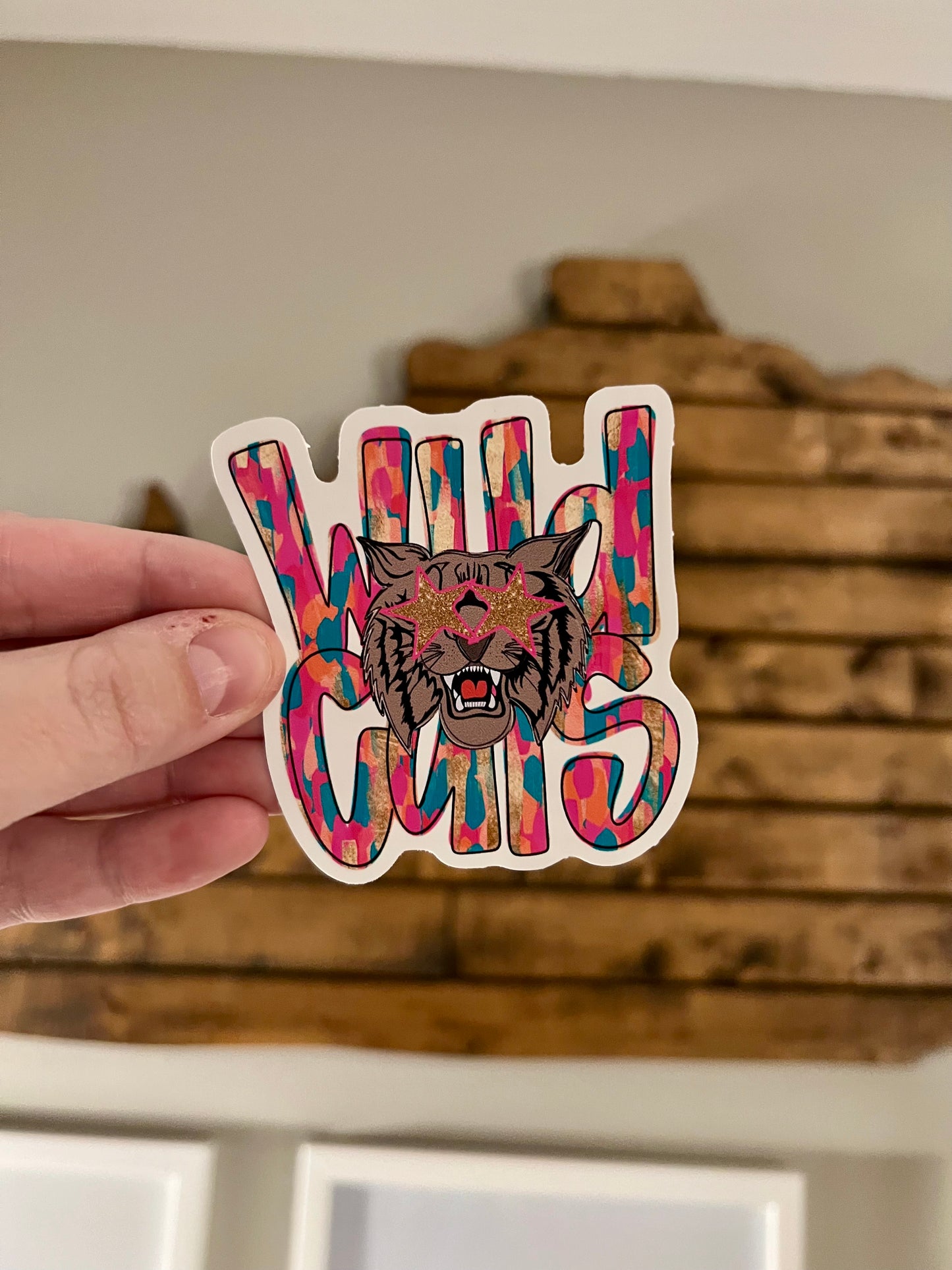 Pink Out Wildcats Sticker