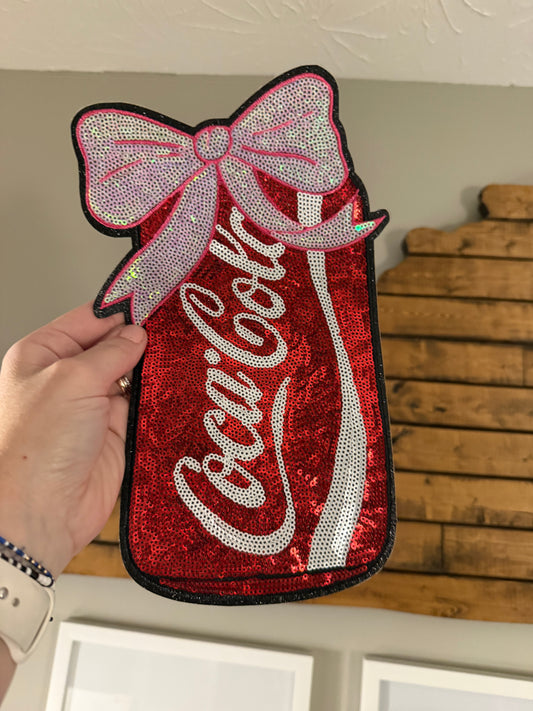 Cola Sequin Patch
