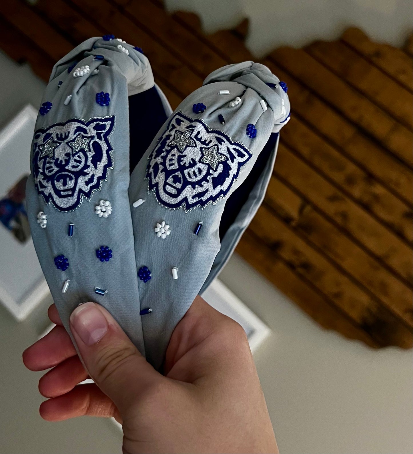 Mr. Wildcat Headband - Grey