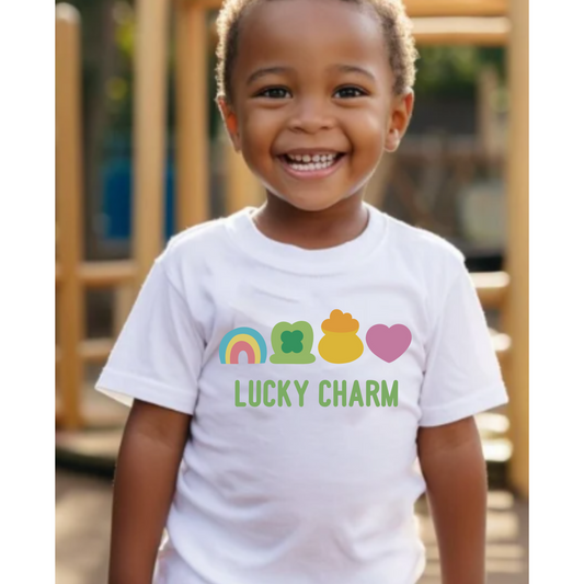Lucky Charm - print text