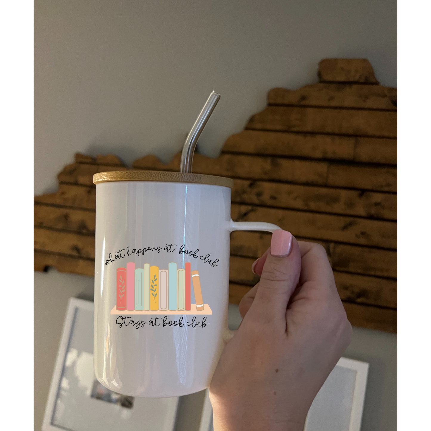 What Happens at Book Club mug