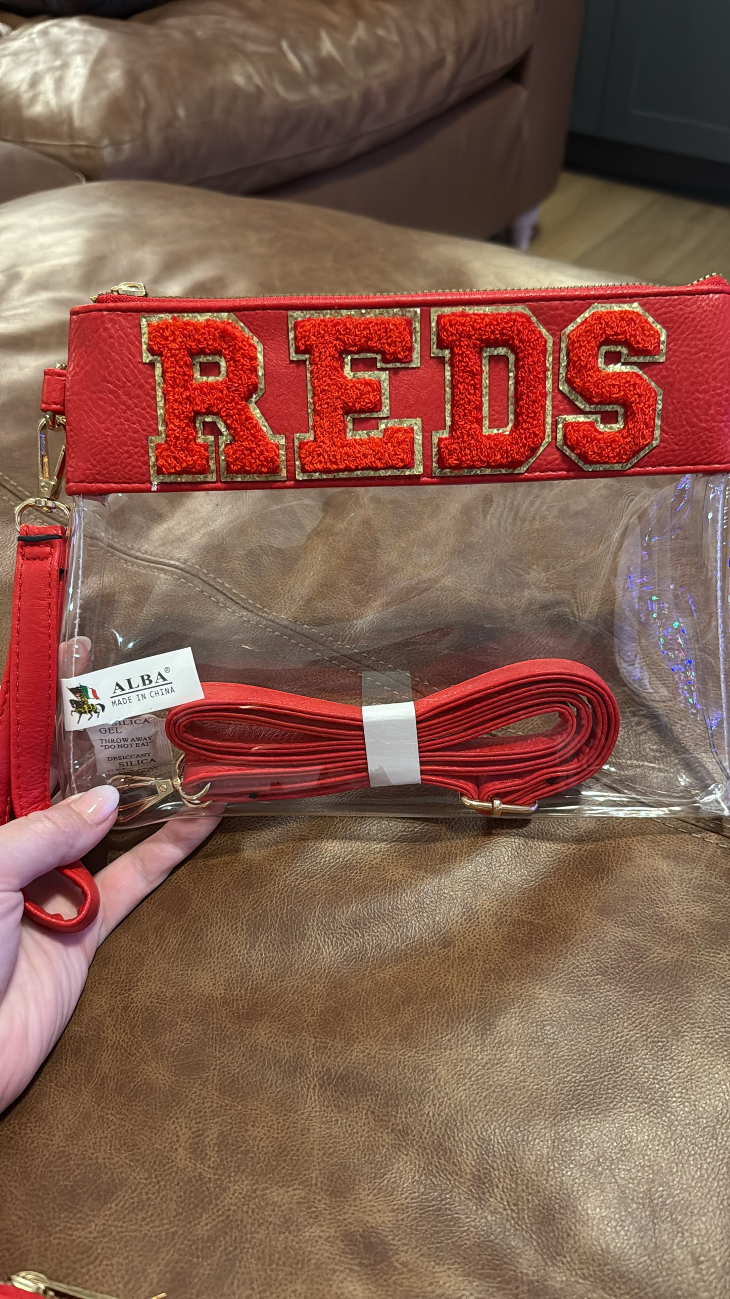 REDS Clear Game Day Purse