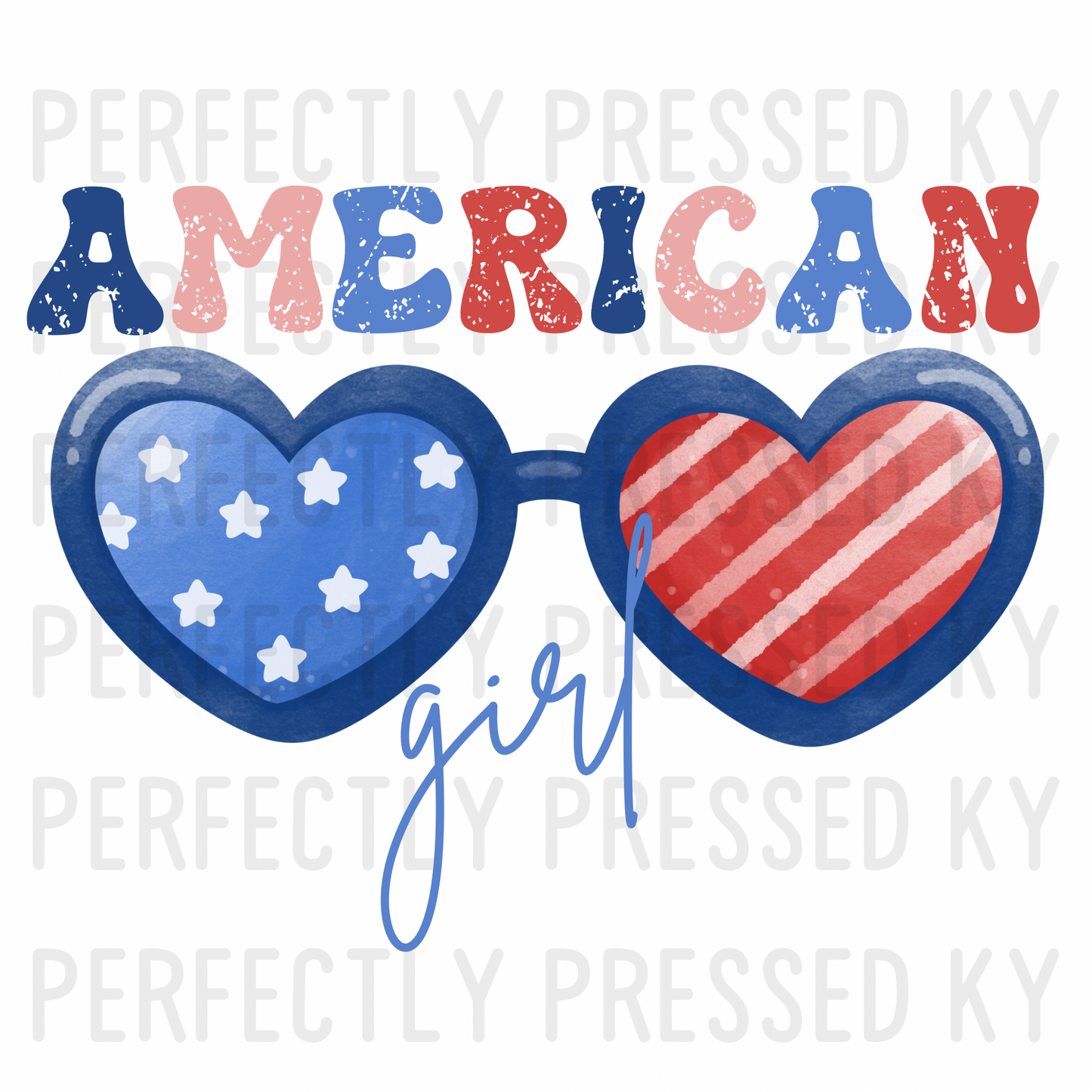 American Girl 4th of July PNG