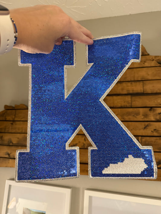 Big K Sequin Patch