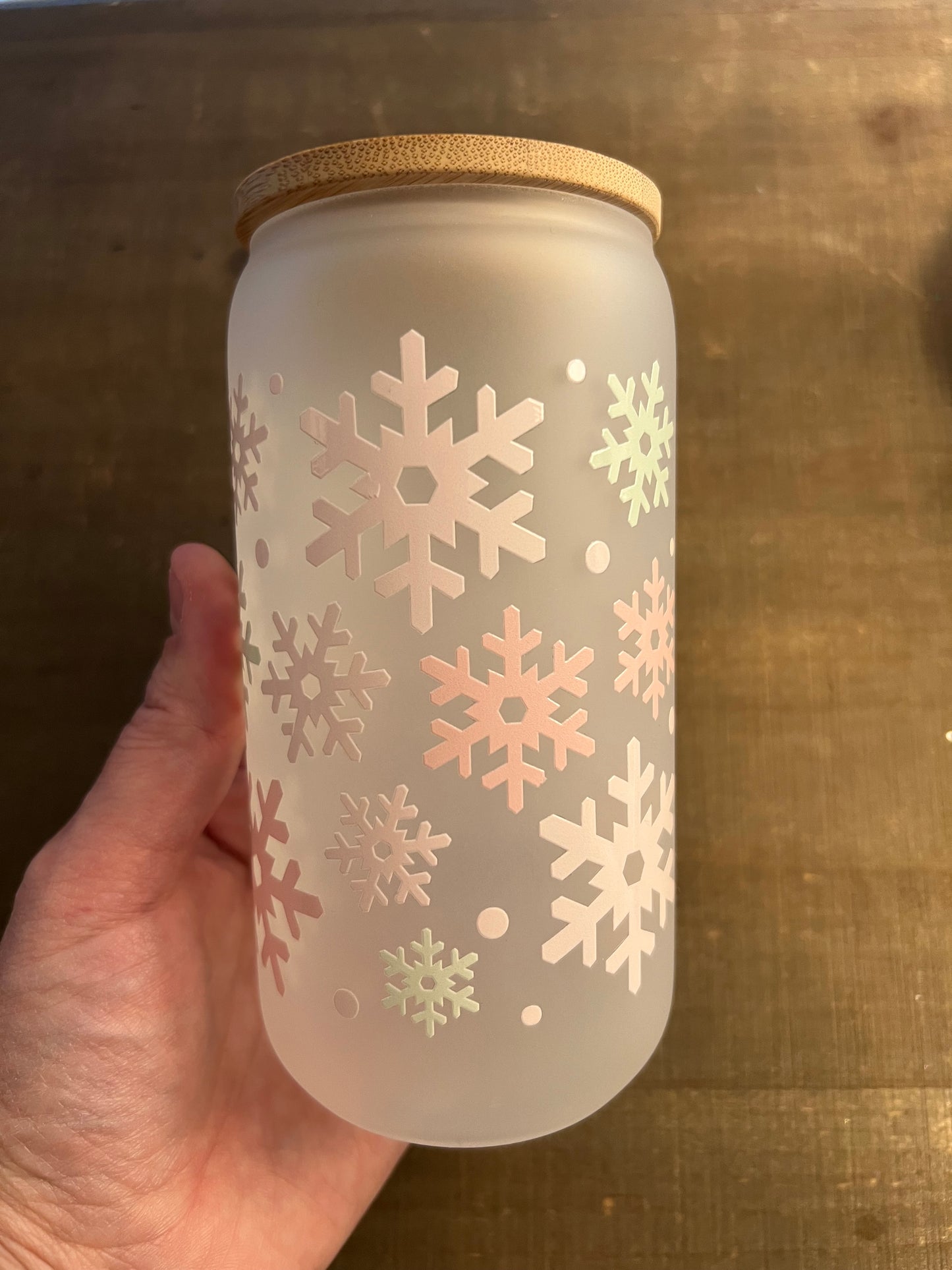 Snowflakes - Frosted Glass