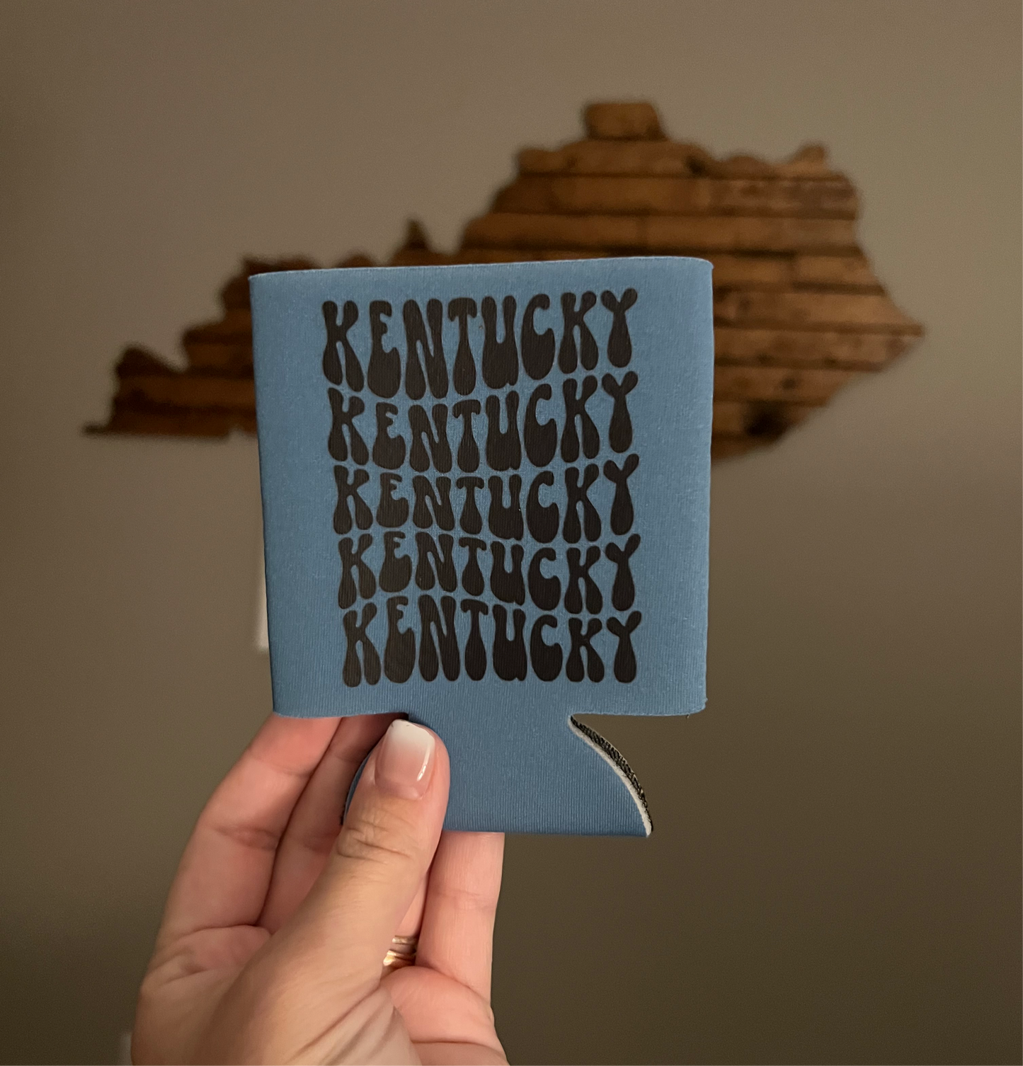 Kentucky Wavy Koozie