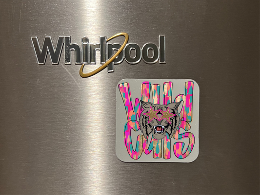 Pink Out Wildcats Magnet