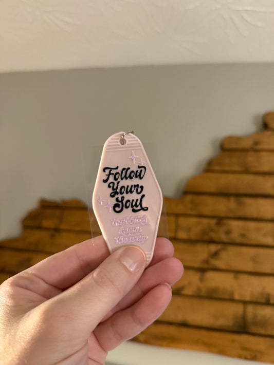 Follow your Heart Motel Keychain