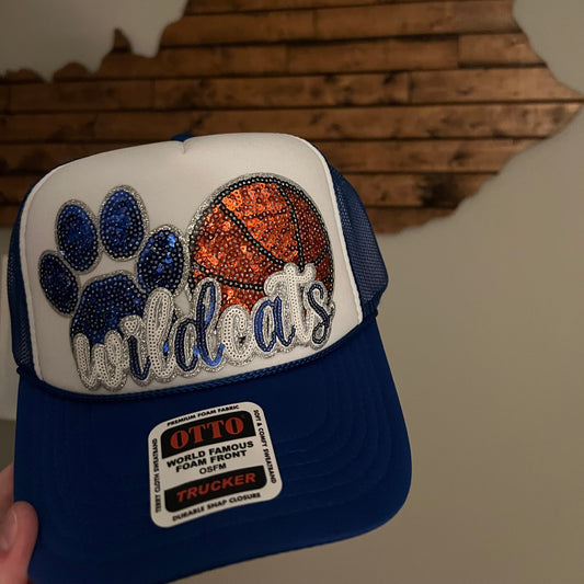 Wildcats Basketball Patch Hat