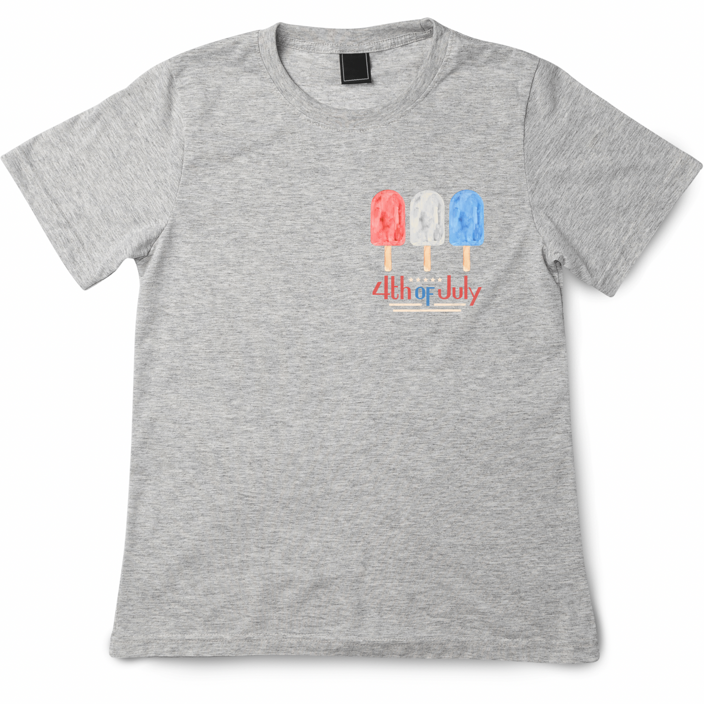 4th of July Popsicles Pocket Design and Back PNG