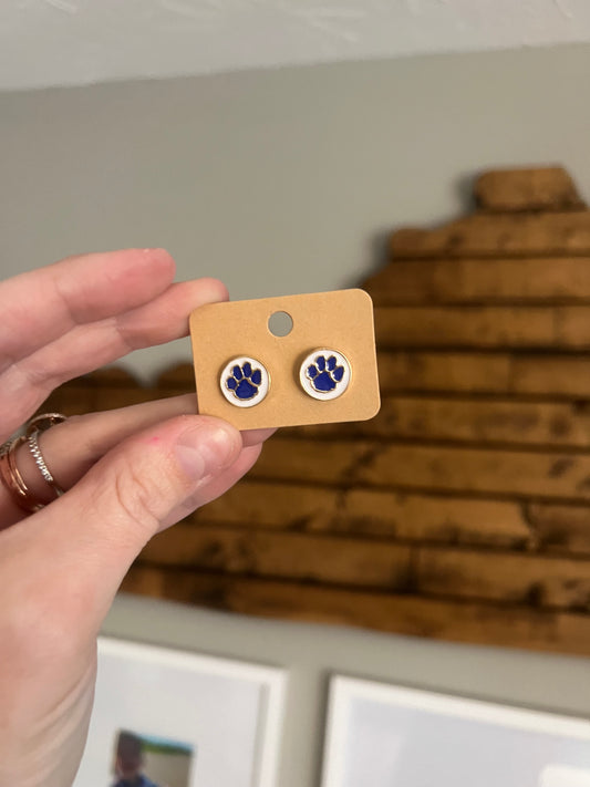 Paw Stud Earrings