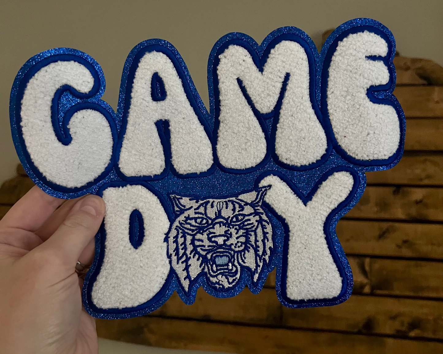 Glitter Game Day Patch