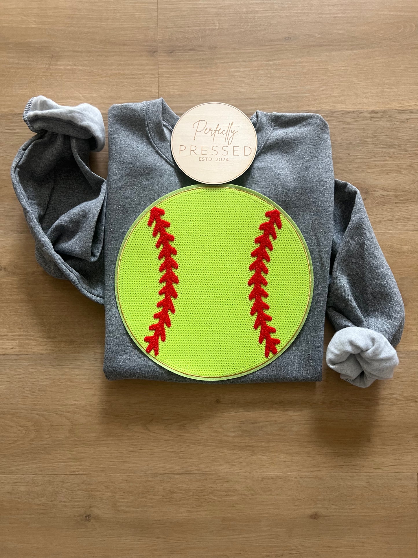 Sports Sequin Patch Sweatshirt