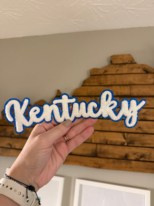 Kentucky Chenille Patch