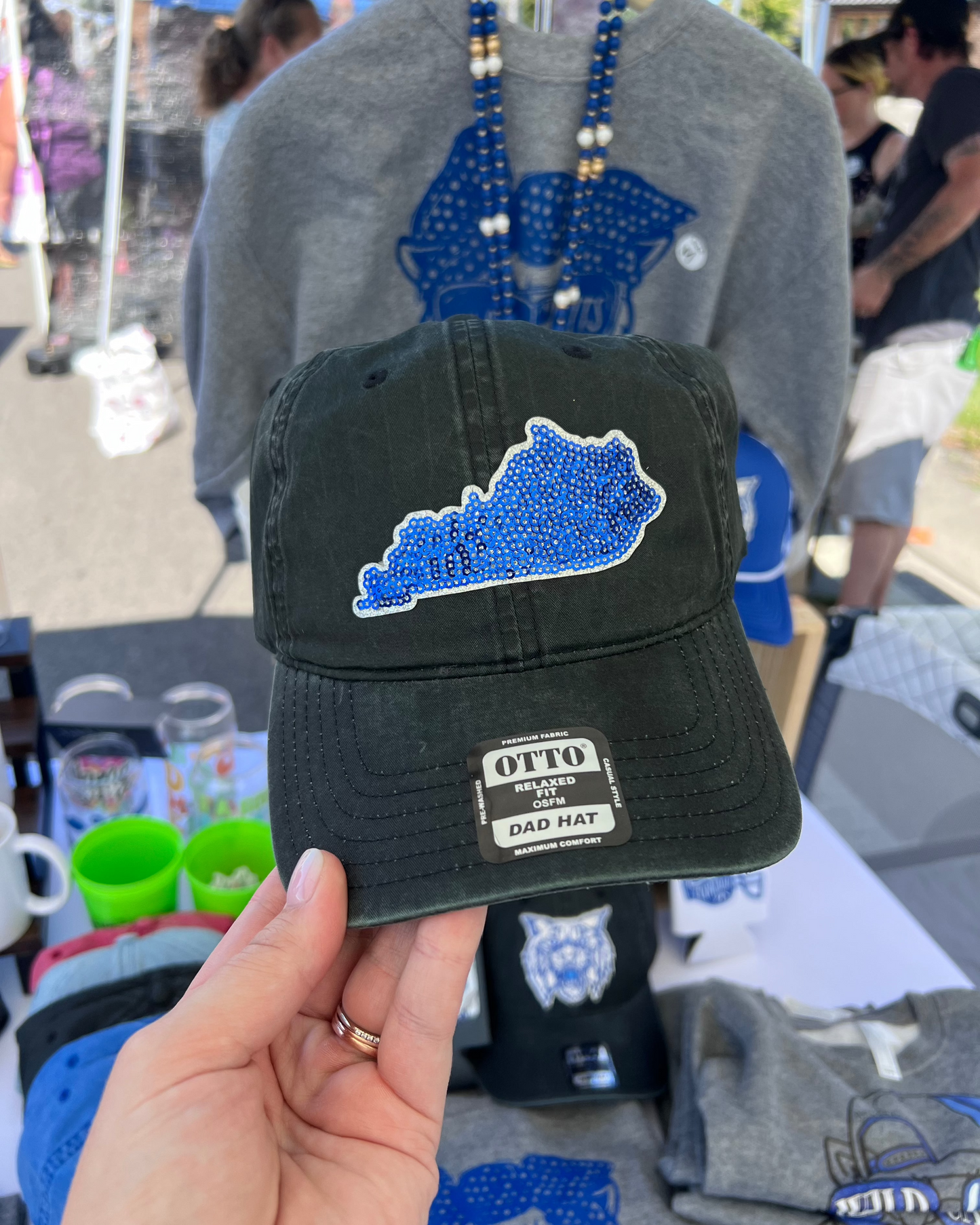 Sequin Kentucky Patch Hat