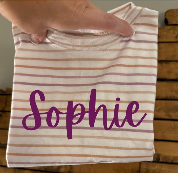 Personalized Striped Tees