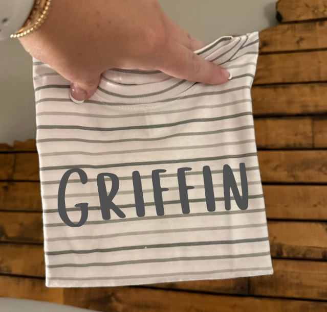 Personalized Striped Tees