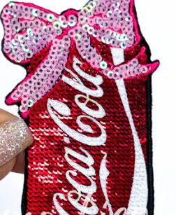 Sequin Cola Patch Ballcap Hat