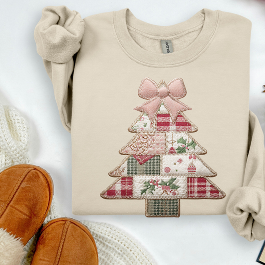 Faux Patchwork Tree