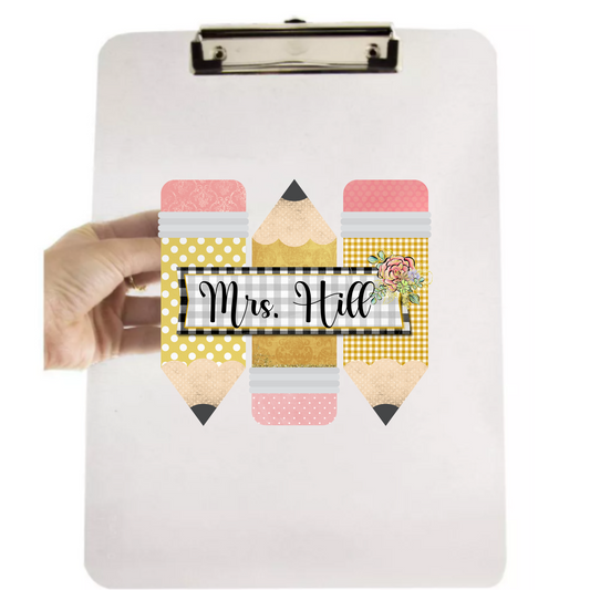 Clear Clipboard- choose your design!
