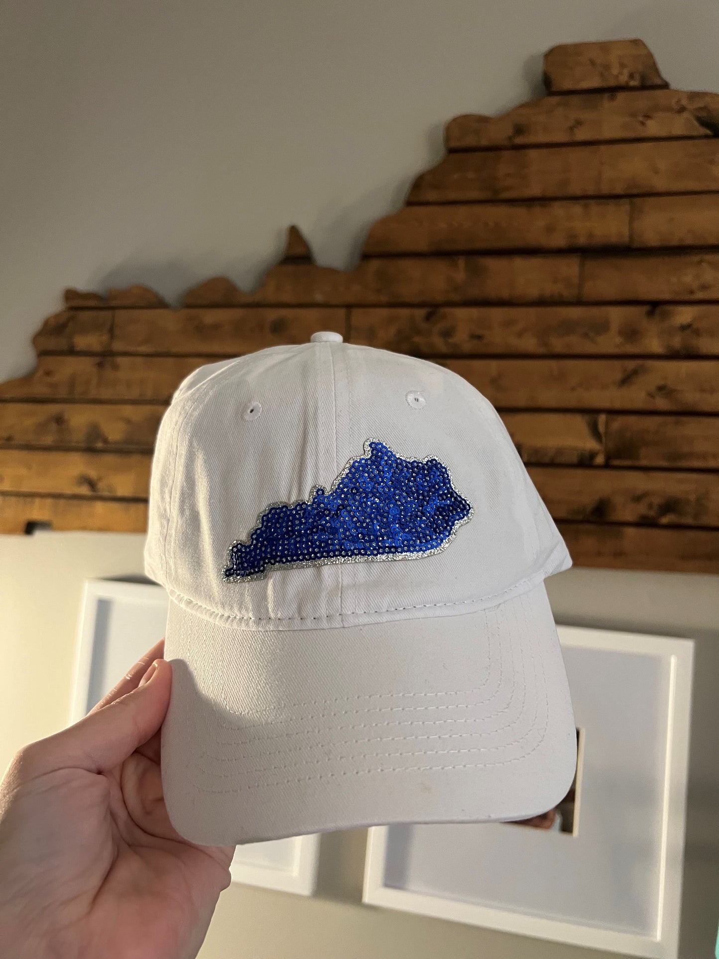 Sequin Kentucky Patch Hat