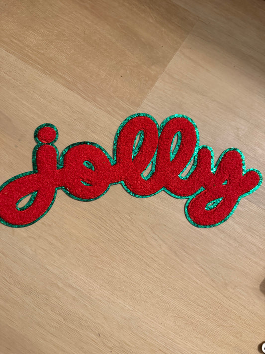 Jolly Chenille Patch