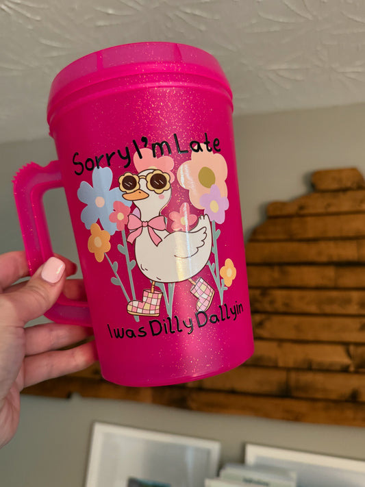 Dilly Dallying MEGA Trucker Mug
