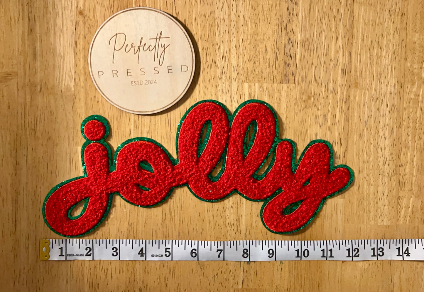 Jolly Chenille Patch