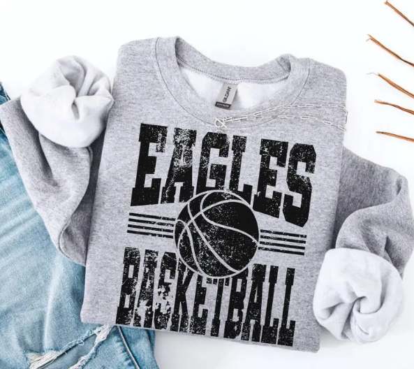 Eagles Basketball - Distressed Image