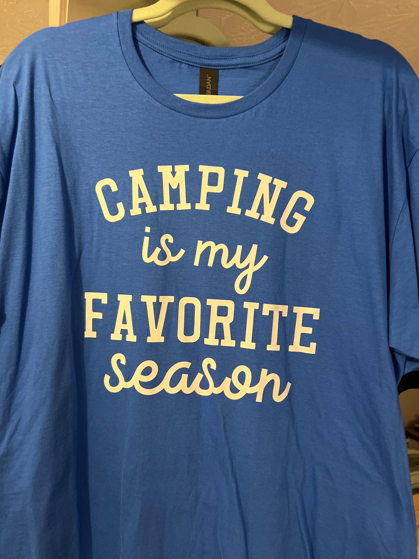 Camping is my Favorite Season on Royal tee