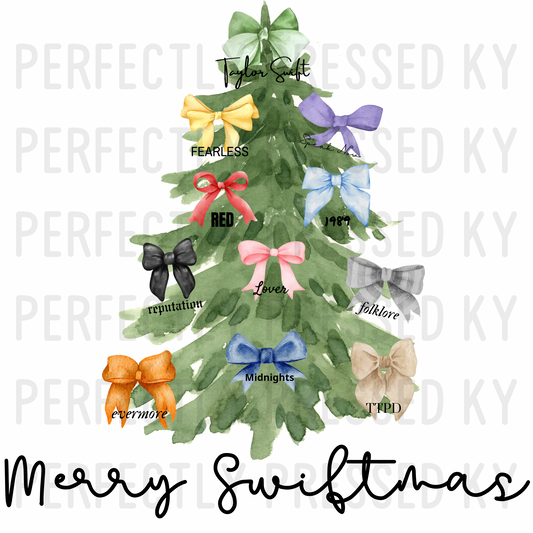 Merry Swiftmas Album Tree PNG