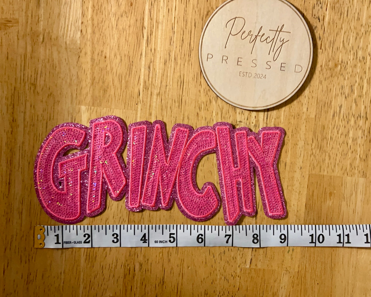 YOUTH Grinchy Sequin Patch