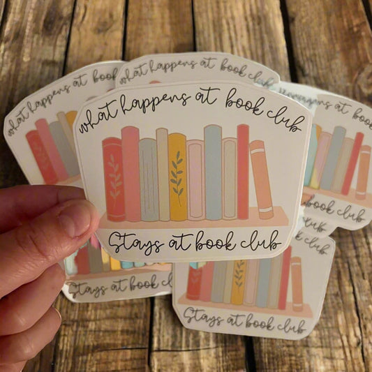 Book Club Sticker