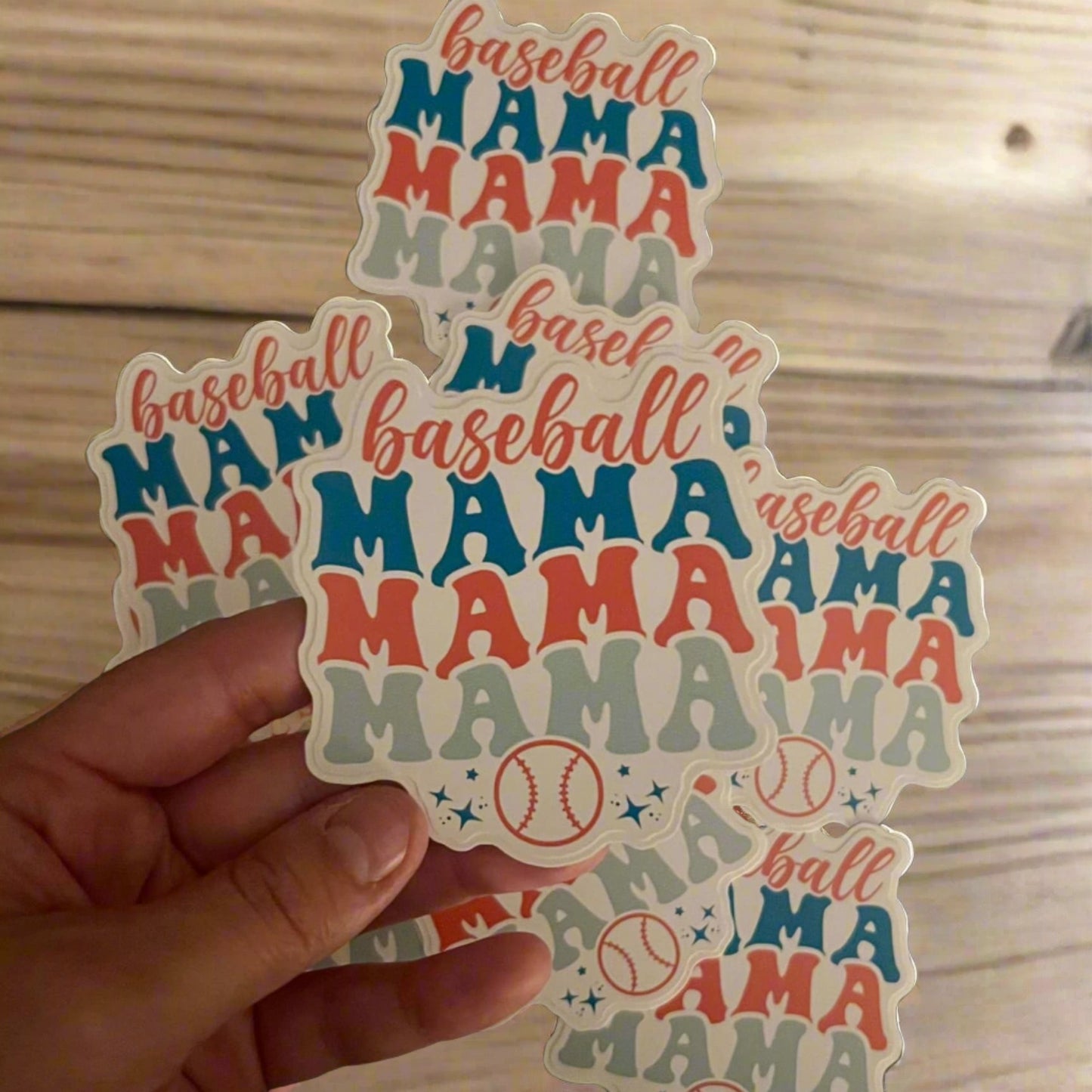 Baseball Mama Sticker