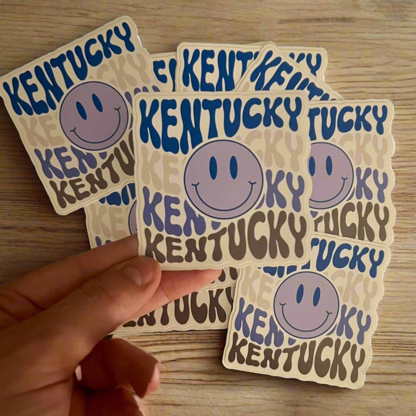 Kentucky Smiley Sticker