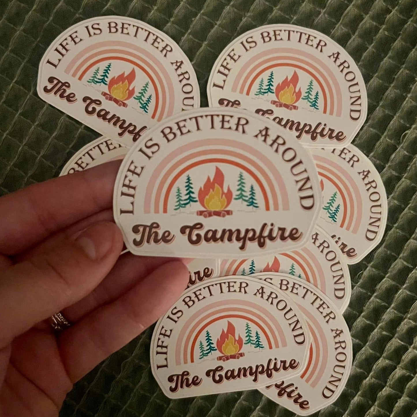 Around the Campfire Sticker