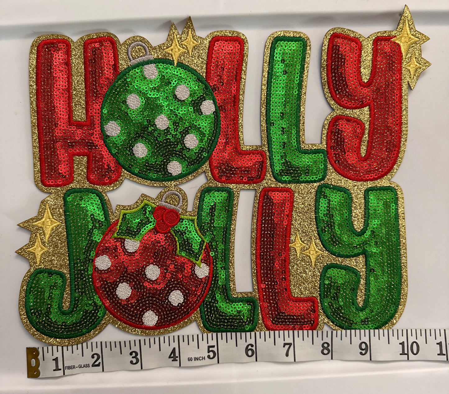 Holly Jolly Sparkle Patch