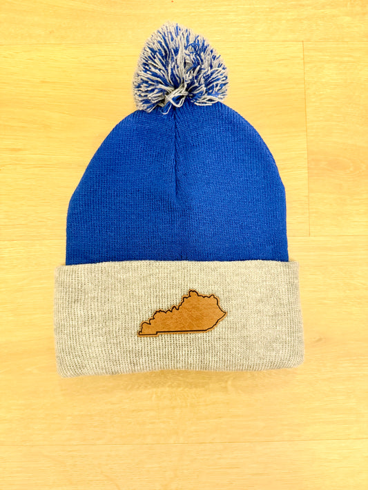 Pom Beanie - KY patch