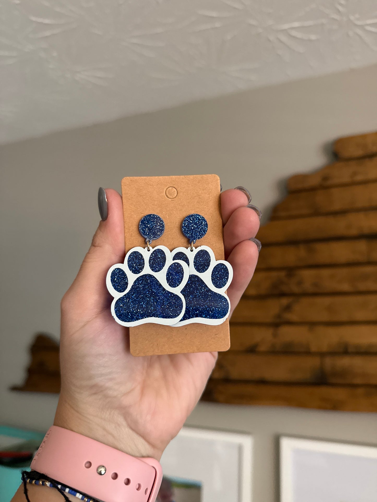 Paw Print Earrings