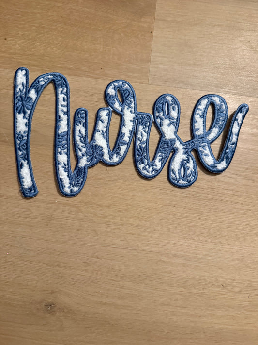 Nurse Chenille Patch
