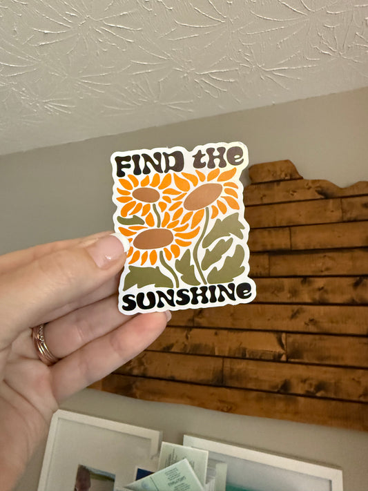 Find the Sunshine Sticker